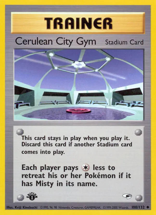 Cerulean City Gym Gym Heroes 108/132 Uncommon