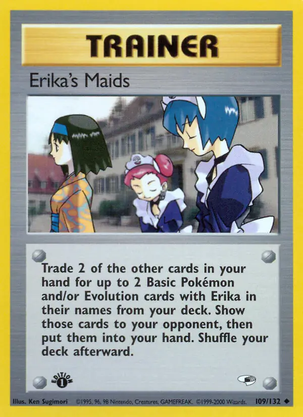 Erika's Maids Gym Heroes 109/132 Uncommon