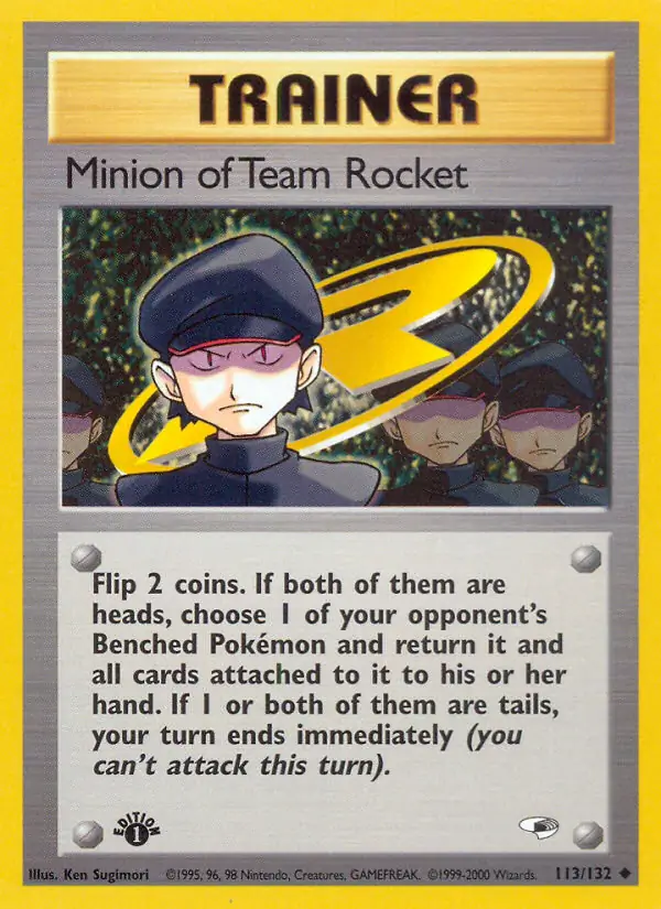 Minion of Team Rocket Gym Heroes 113/132 Uncommon