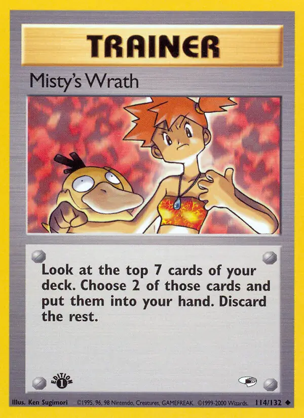 Misty's Wrath Gym Heroes 114/132 Uncommon