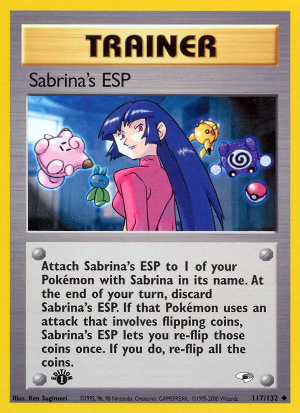 Sabrina's ESP Gym Heroes 117/132 Uncommon