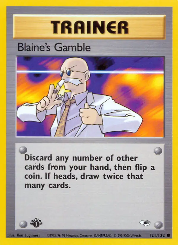 Blaine's Gamble Gym Heroes 121/132 Common