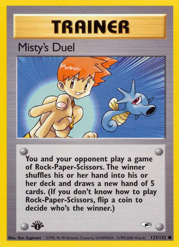 Misty's Duel Gym Heroes 123/132 Common