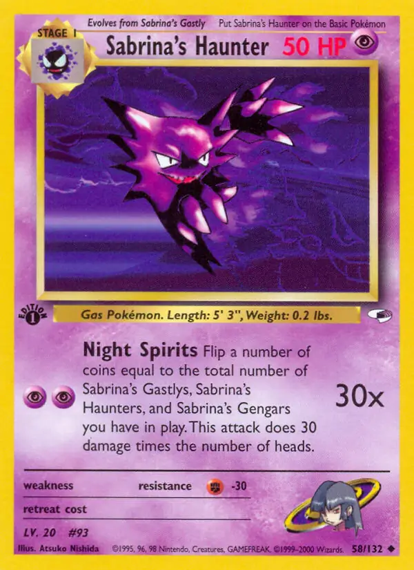 Sabrina's Haunter Gym Heroes 58/132 Uncommon