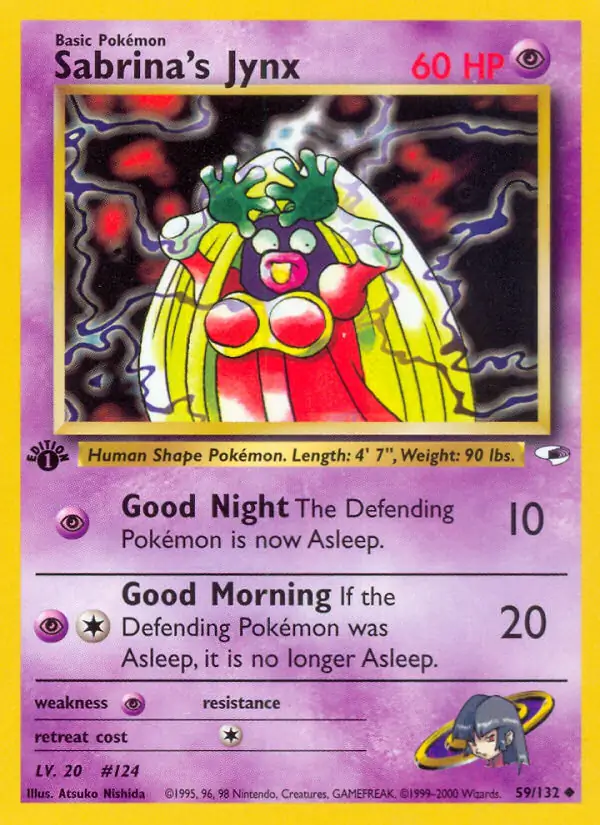 Sabrina's Jynx Gym Heroes 59/132 Uncommon