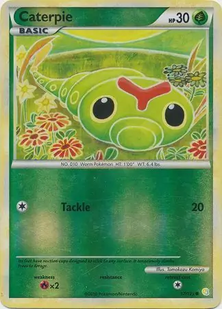 57/123 Caterpie HS Common Reverse Holo