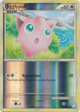 68/123 Jigglypuff HS Common Reverse Holo