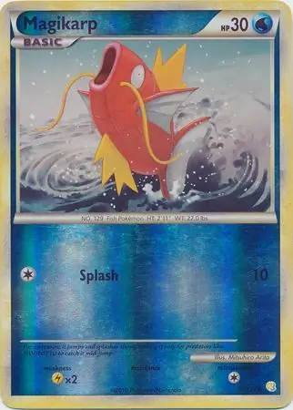 72/123 Magikarp HS Common Reverse Holo