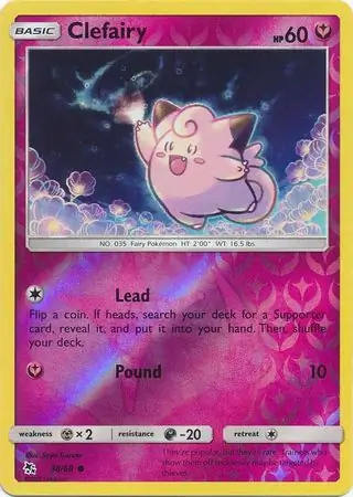 38/68 Clefairy HIF Common Reverse Holo