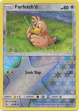 Farfetch'd Hidden Fates 45/68 Uncommon Reverse Holo