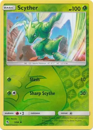 5/68 Scyther HIF Uncommon Reverse Holo