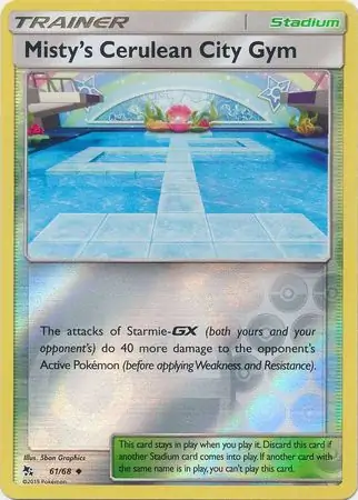 61/68 Misty's Cerulean City Gym HIF Uncommon Reverse Holo