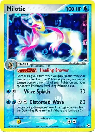 Milotic Hidden Legends 12/101 Rare Holo Reverse Holo
