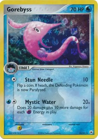 18/101 Gorebyss HL Rare Reverse Holo