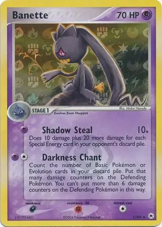 1/101 Banette HL Rare Holo Reverse Holo