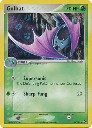 36/101 Golbat HL Uncommon Reverse Holo