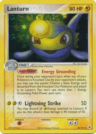 38/101 Lanturn HL Uncommon Reverse Holo