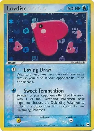 40/101 Luvdisc HL Uncommon Reverse Holo