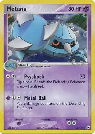 Metang Hidden Legends 43/101 Uncommon Reverse Holo