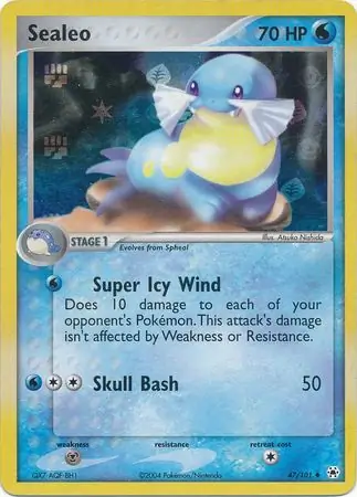 47/101 Sealeo HL Uncommon Reverse Holo