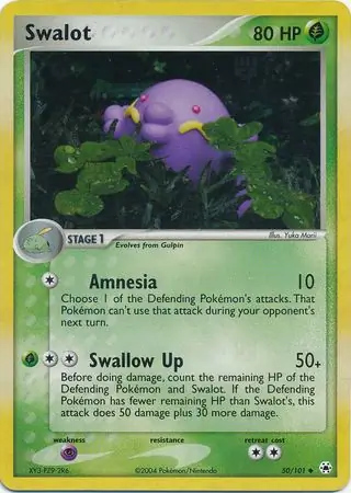 50/101 Swalot HL Uncommon Reverse Holo