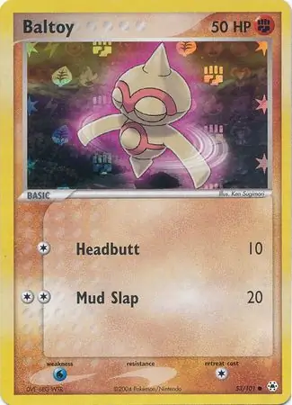 53/101 Baltoy HL Common Reverse Holo