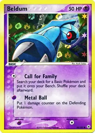 54/101 Beldum HL Common Reverse Holo