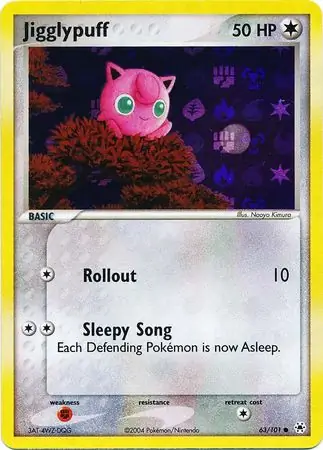 63/101 Jigglypuff HL Common Reverse Holo