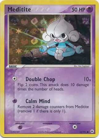 65/101 Meditite HL Common Reverse Holo