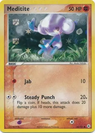 66/101 Meditite HL Common Reverse Holo