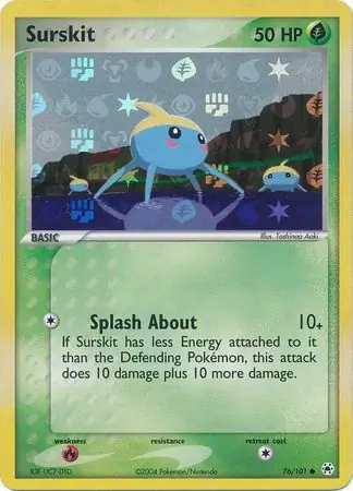 76/101 Surskit HL Common Reverse Holo