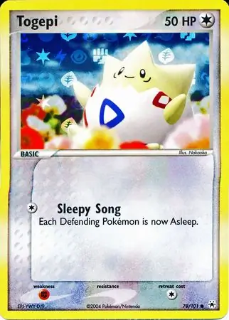 78/101 Togepi HL Common Reverse Holo