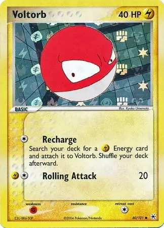 80/101 Voltorb HL Common Reverse Holo