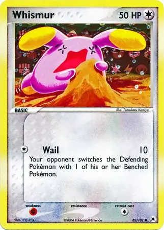 82/101 Whismur HL Common Reverse Holo