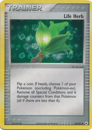 90/101 Life Herb HL Uncommon Reverse Holo