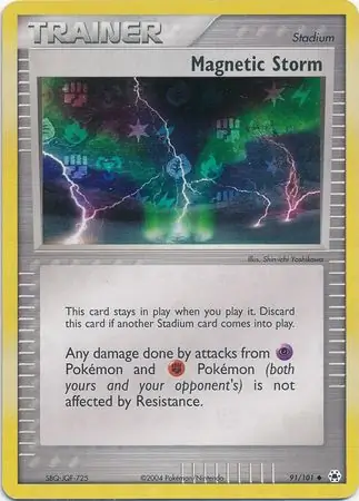 91/101 Magnetic Storm HL Uncommon Reverse Holo
