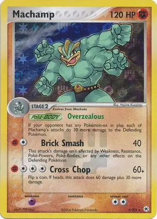 9/101 Machamp HL Rare Holo Reverse Holo