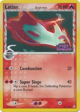 21/110 Latias δ HP Rare Reverse Holo