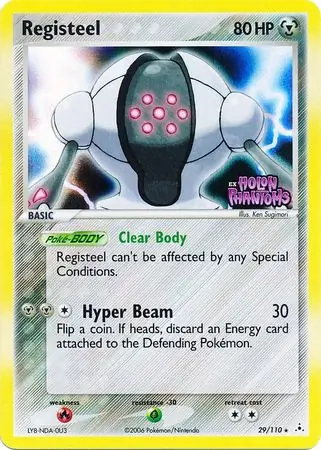 29/110 Registeel HP Rare Reverse Holo