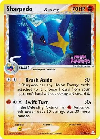 53/110 Sharpedo δ HP Uncommon Reverse Holo