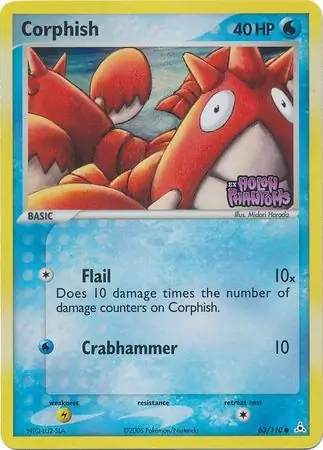 Corphish Holon Phantoms 63/110 Common Reverse Holo