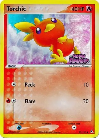 83/110 Torchic HP Common Reverse Holo