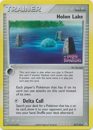 87/110 Holon Lake HP Uncommon Reverse Holo