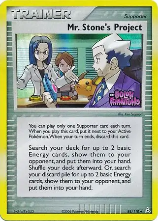 Mr. Stone'S Project 88/110 3 EX HOLON PHANTOMS UNCOMMON REVERSE HOLO PTCG