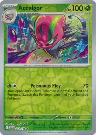 Accelgor Journey Together 013/159 Uncommon Reverse Holo