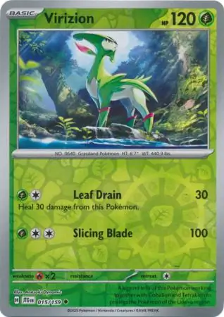 Virizion Journey Together 015/159 Uncommon Reverse Holo