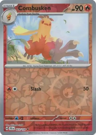 Combusken Journey Together 023/159 Uncommon Reverse Holo