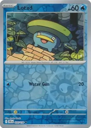 Lotad Journey Together 035/159 Common Reverse Holo