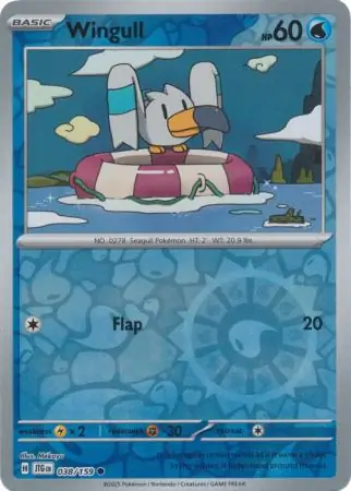 Wingull Journey Together 038/159 Common Reverse Holo
