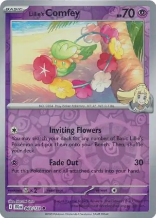 Lillie's Comfey Journey Together 068/159 Common Reverse Holo